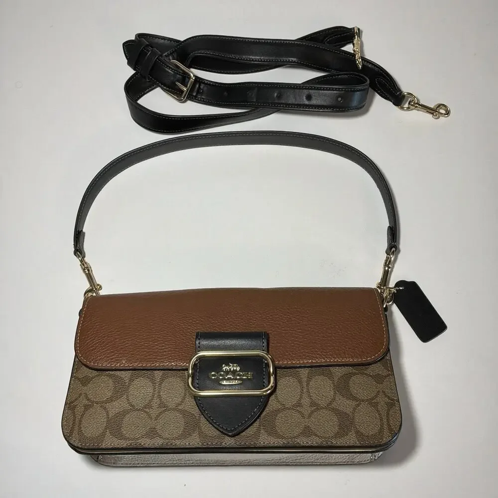 Coach Signature Colorblock Shoulder/Crossbody Bag